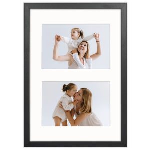 Ramka na 2 zdjęcia 10×15 cm foto galeria multirama czarna 21×30 cm FRAMAI 897570