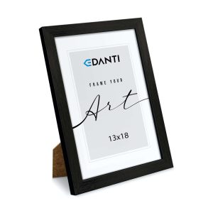 Ramka Na Zdjęcia 13X18 Cm Plakaty Rama Na Nóżce Stojąca Dekoracja Czarna 754452