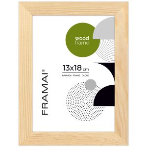 Ramka na zdjęcia 13×18 cm z drewna surowego sosnowa ramka DIY FRAMAI® 970918