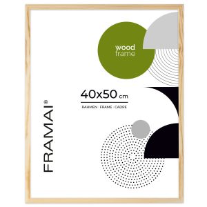 Ramka na zdjęcia 40×50 cm z drewna surowego sosnowa ramka DIY FRAMAI® 970912
