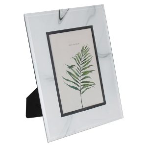 Ramka na zdjęcia Inko 10×15 cm marmurkowa szara 51206