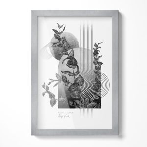 Ramka na zdjęcia plakat fotoramka nowoczesna Srebrna 22×32 913198