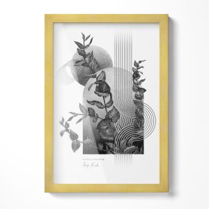 Ramka na zdjęcia plakat fotoramka nowoczesna Złota 22×32 913201