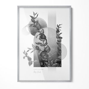 Ramka na zdjęcia plakat ścienna galeria foto Srebrna 72×102 913243