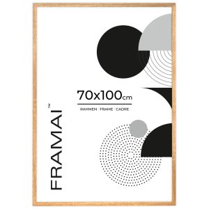 Ramka na zdjęcia w kolorze dębu HEN 01 70×100 cm 848708