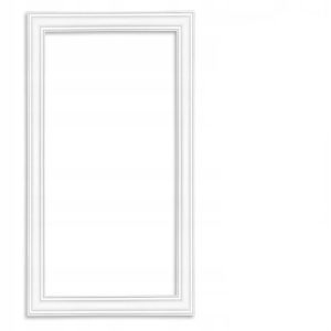 Ramka Sztukateria GOTOWA Listwa Ścienna Biała Twarda 2m DP1 99cm x 59cm 750987