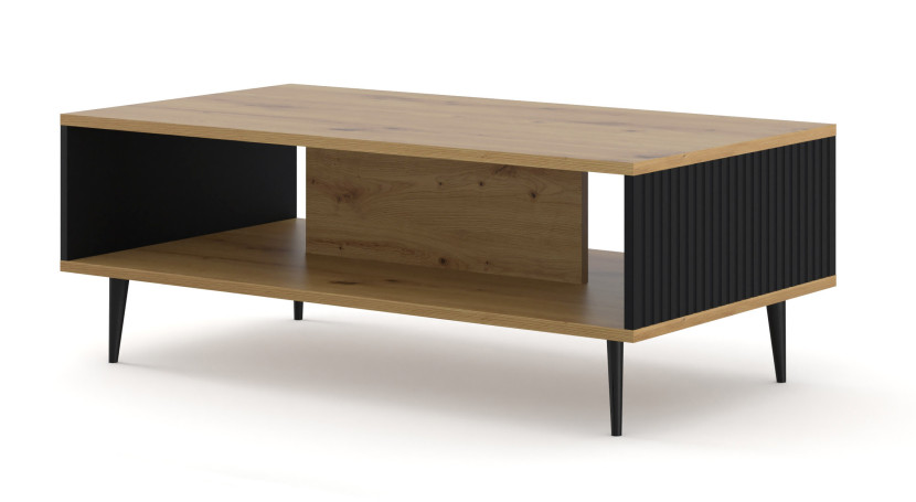 Ravenna B Stolik kawowy 90x60 dąb artisan / czarny 240648