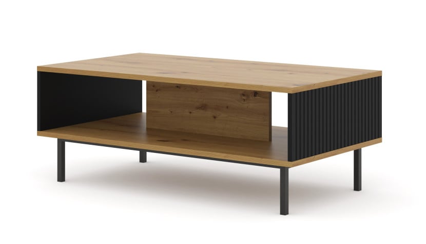 Ravenna B Stolik kawowy 90x60 dąb artisan / czarny 240663