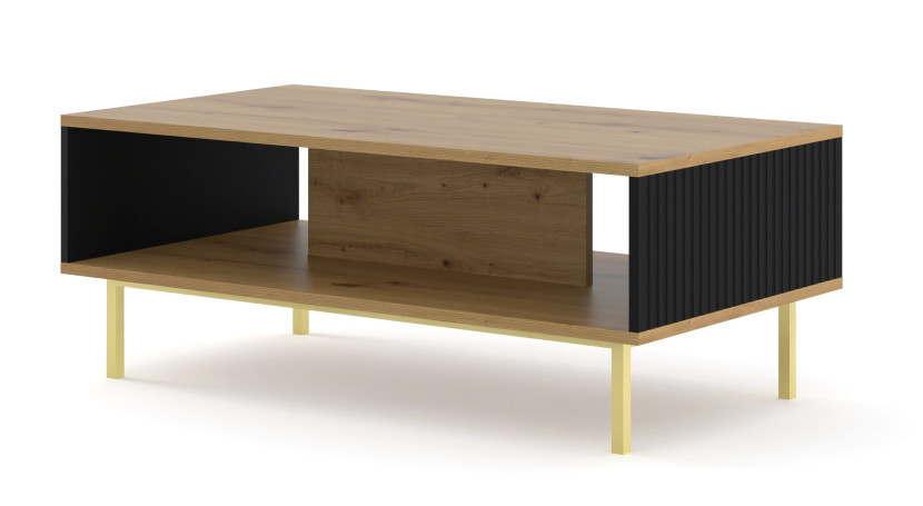 Ravenna B Stolik kawowy 90x60 dąb artisan / czarny 240670