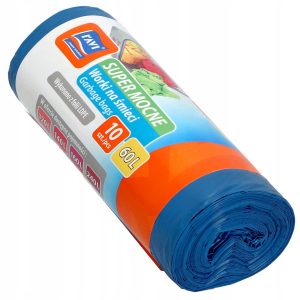 RAVI Worki na śm 60L 60x80cm LDPE Super Mocne 10sz 180371