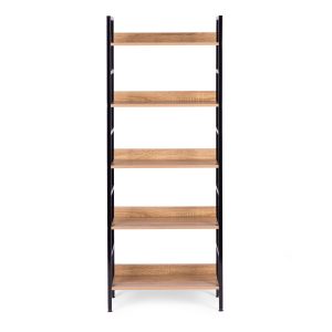 Reał loftowy wysoki 5 półek metal MDF ModernHome 356759 Reał loftowy wysoki 5 półek metal MDF ModernHome 356759