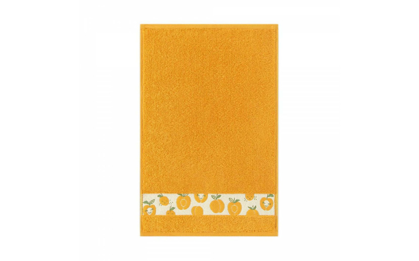 Ręcznik 30x50 Brzoskwinki żółty 400g/m2 frotte Zwoltex 773855