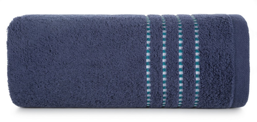 Ręcznik 30x50 Fiore granatowy 500g/m2 frotte 766586