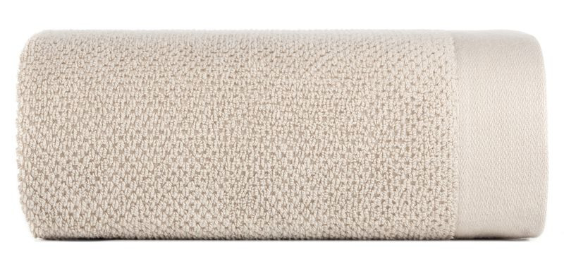 Ręcznik 50x90 beżowy z efektem ryżowym frotte 550 g/m2 765686