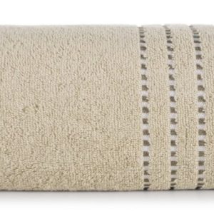 Ręcznik 50×90 Fiore beżowy 500g/m2 frotte 766585 Ręcznik 50×90 Fiore beżowy 500g/m2 frotte 766585