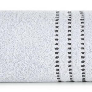 Ręcznik 50×90 Fiore srebrny 500g/m2 frotte 766576 Ręcznik 50×90 Fiore srebrny 500g/m2 frotte 766576