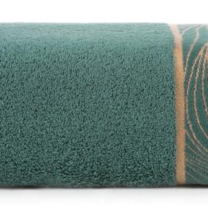 Ręcznik 50×90 Salvia miętowy ciemny liście 500g/m2 frotte 765675 Ręcznik 50×90 Salvia miętowy ciemny liście 500g/m2 frotte 765675