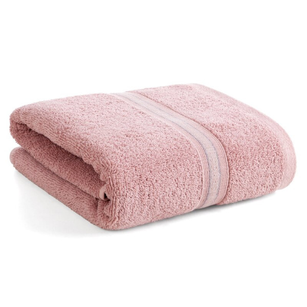 Ręcznik 50x90 Tris pudrowy z bordiurą frotte 500 g/m2 741495