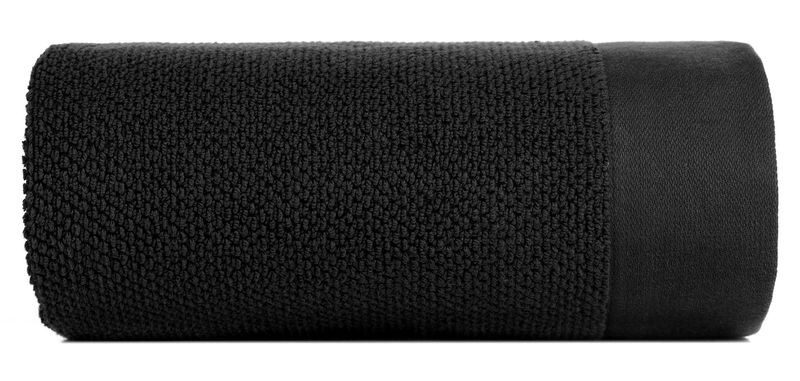 Ręcznik 70x140 czarny z efektem ryżowym frotte 550 g/m2 767130