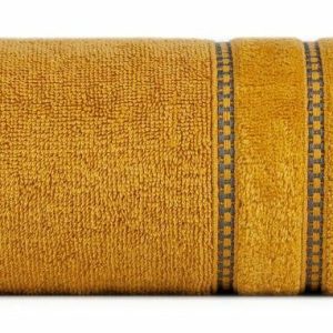 Ręcznik 70×140 musztardowy frotte 500 g/m2 765547