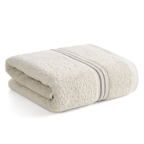 Ręcznik 70x140 Tris beżowy z bordiurą frotte 500 g/m2 765751
