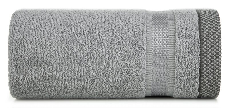 Ręcznik Abbie 100x150 srebrny 500 g/m2 frotte bawełniany 766047