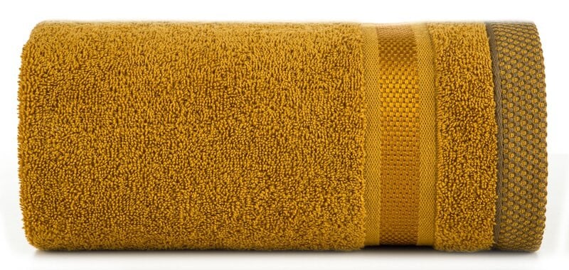 Ręcznik Abbie 100x150 żółty ciemny 500 g/m2 frotte bawełniany 766037