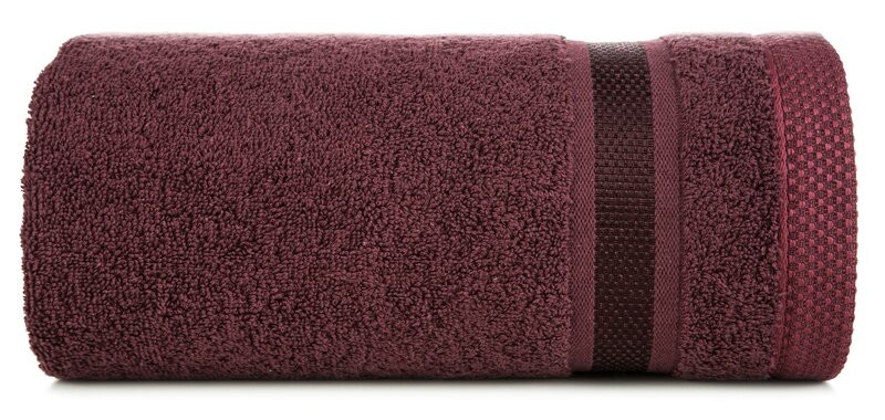 Ręcznik Abbie 30x50 bordowy 500 g/m2 frotte bawełniany 765603