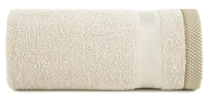 Ręcznik Abbie 40x60 kremowy 500 g/m2 frotte bawełniany 988361