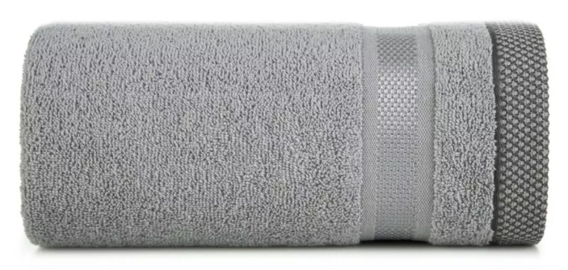 Ręcznik Abbie 40x60 srebrny 500 g/m2 frotte bawełniany 988362