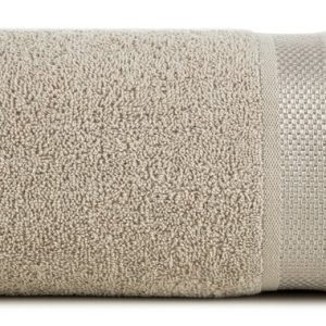 Ręcznik Abbie 50×90 beżowy 500 g/m2 frotte bawełniany 765709 Ręcznik Abbie 50×90 beżowy 500 g/m2 frotte bawełniany 765709