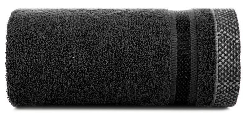 Ręcznik Abbie 50x90 czarny frotte bawełniany 500 g/m2 765998
