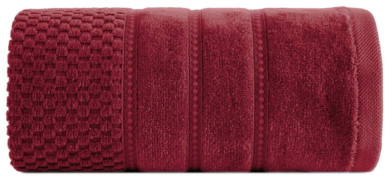 Ręcznik Adore 30x50 czerwony o strukturze krateczki 500 g/m2 765988
