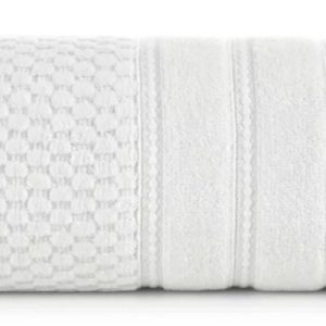 Ręcznik Adore 50×90 biały o strukturze krateczki 500 g/m2 1000719 Ręcznik Adore 50×90 biały o strukturze krateczki 500 g/m2 1000719
