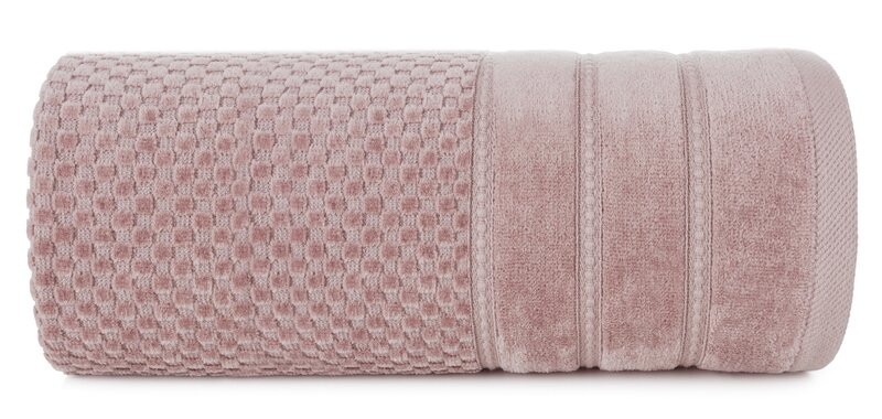 Ręcznik Adore 70x140 różowy ciemna o strukturze krateczki 500 g/m2 766043