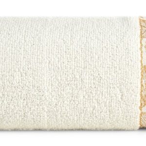 Ręcznik Agis 30×50 kremowy liście frotte 400g/m2 767080