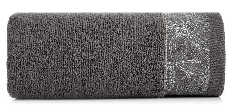 Ręcznik Agis 30x50 stalowy liście frotte 400g/m2 767063