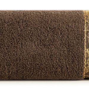 Ręcznik Agis 70×140 brązowy liście frotte 400g/m2 767123