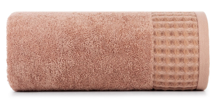 Ręcznik Avinion 50x90 pudrowy frotte z bordiurą 500 g/m2 767112