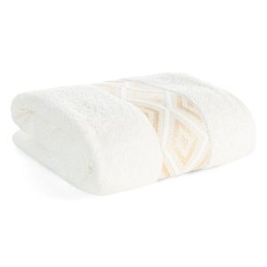 Ręcznik AZARI bawełniany kremowy 50×90 cm miękki i chłonny 827243 Ręcznik AZARI bawełniany kremowy 50×90 cm miękki i chłonny 827243