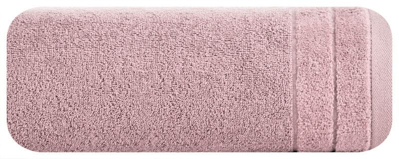 Ręcznik Bawełna Welurowa Bordiura 30 x 50 cm Liliowy Welur Frotte 766786