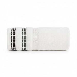 Ręcznik bawełniany frotte 70×140 cm Luxury biały miękki chłonny 845371 Ręcznik bawełniany frotte 70×140 cm Luxury biały miękki chłonny 845371