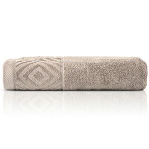 Ręcznik bawełniany Paula 30×50 beżowy jasny 550 g/m2 – do rąk i twarzy 963827 Ręcznik bawełniany Paula 30×50 beżowy jasny 550 g/m2 – do rąk i twarzy 963827