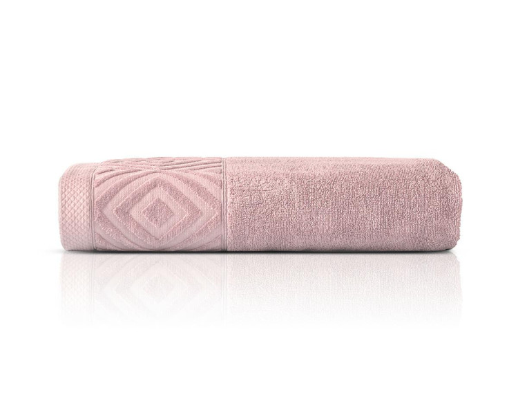 Ręcznik bawełniany Paula 30x50 różowy 550 g/m2 – do rąk i twarzy 963836