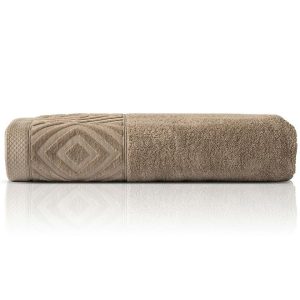 Ręcznik bawełniany Paula 30×50 taupe 550 g/m2 – do rąk i twarzy 963837 Ręcznik bawełniany Paula 30×50 taupe 550 g/m2 – do rąk i twarzy 963837