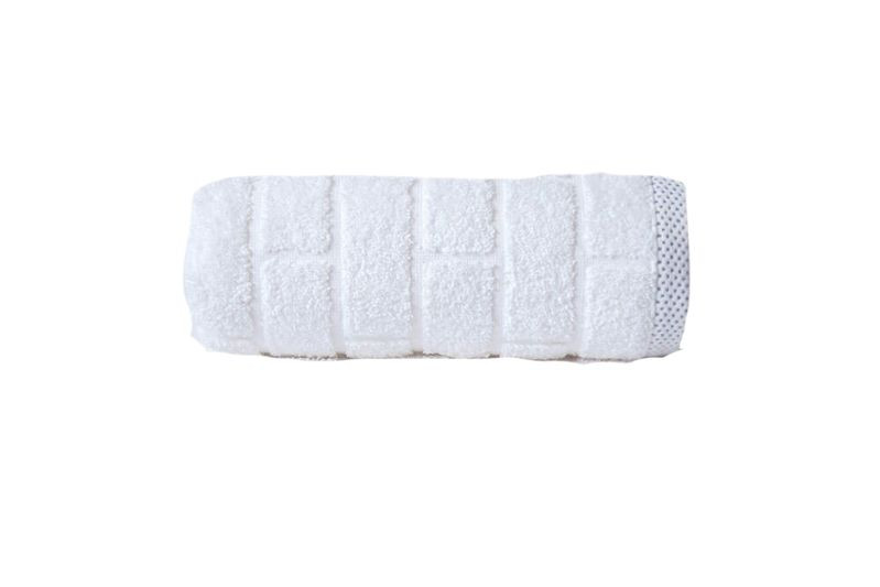 Ręcznik Brick 50x90 biały 500 g/m2 frotte Greno 770159