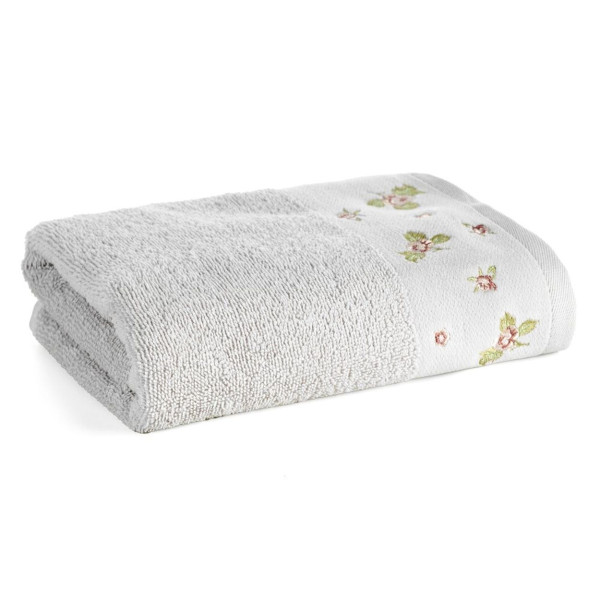Ręcznik DALIA bawełniany srebrny 70x140 cm miękki i chłonny 827282