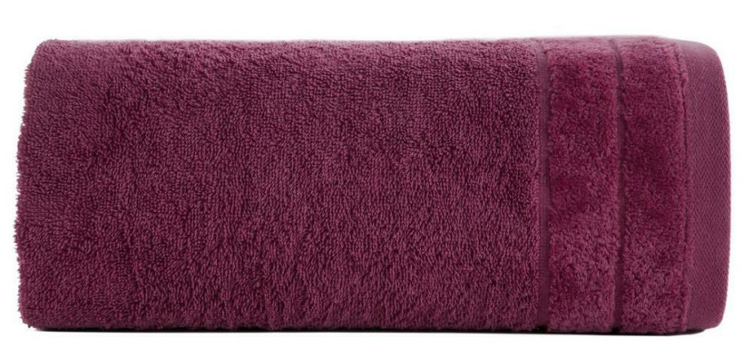 Ręcznik Damla 50x90 amarantowy 500g/m2 frotte 766766