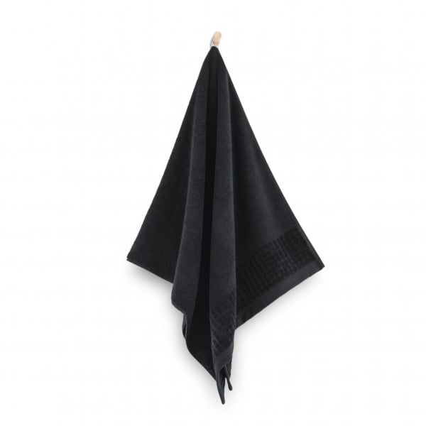 Ręcznik do rąk 30x50 bawełna egipska frotte 500g czarny 305070