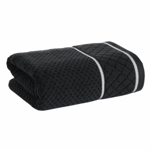 Ręcznik do rąk FAVORI bawełniany czarny 30×50 cm miękki i chłonny 951206 Ręcznik do rąk FAVORI bawełniany czarny 30×50 cm miękki i chłonny 951206
